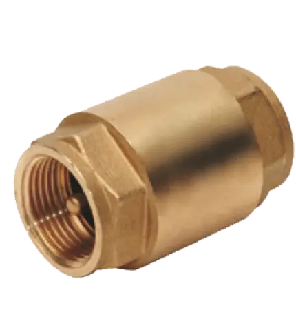 Metal shutter check valve