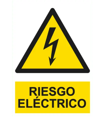 Señal / Cartel de Riesgo eléctrico