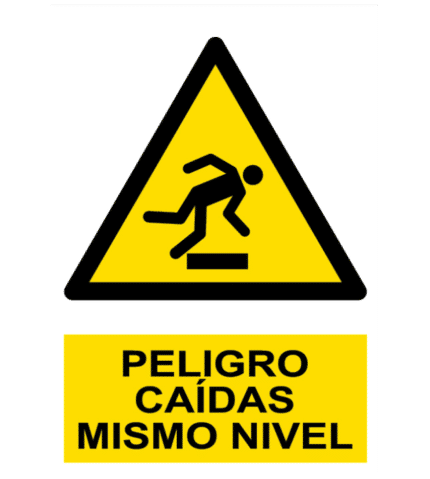 Signal / Danger Poster. Falls same level