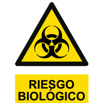 Señal / Cartel de Riesgo biológico