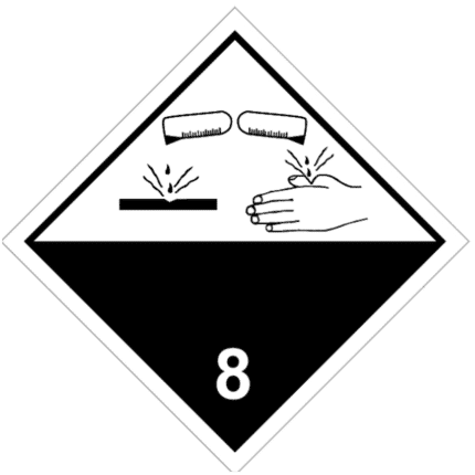Signal of Corrosive Materials