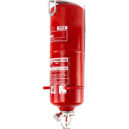 Automatic fire extinguisher of 2 kg PP2 powder
