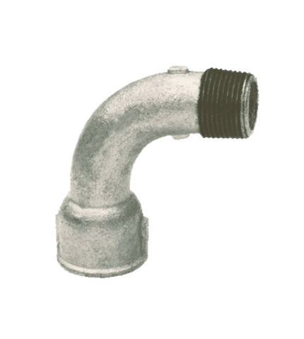 Curva 90º rosca macho / hembra