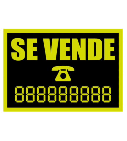 Señal / Cartel de Se vende