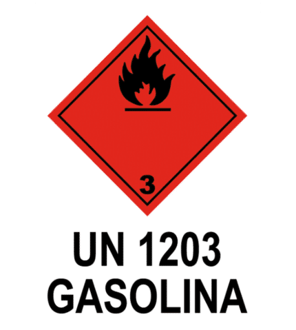 Signal / Poster of UN 1203 Gasoline