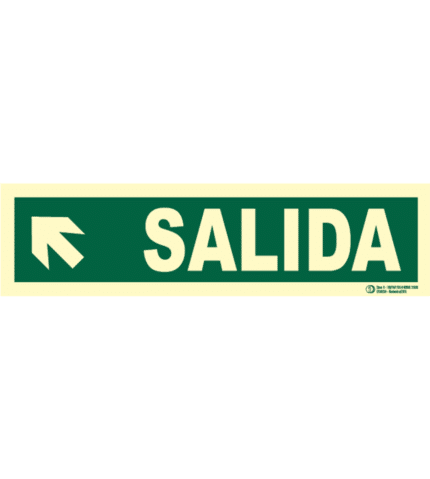 Signal / Exit Poster with arrow. Class B