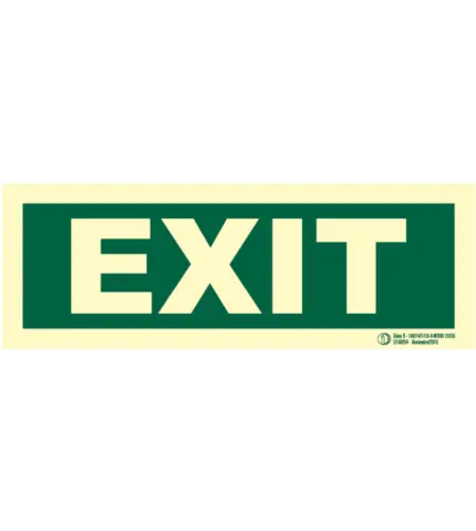 Signal / Exit Poster - Exit. Class B