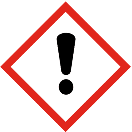 Danger of irritation when inhaling signal