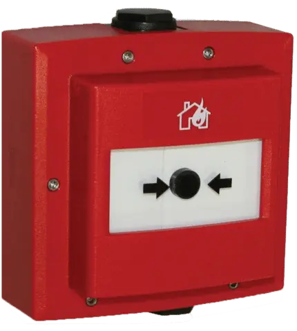 Pulsador de alarma direccionable. EC0010E