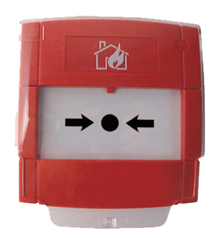 Conventional system alarm pushbutton
