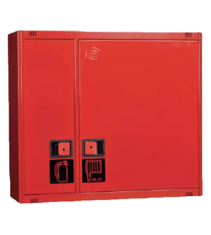 Fire extinguisher cabinet module / Fire alarm push button. MONOBLOCK