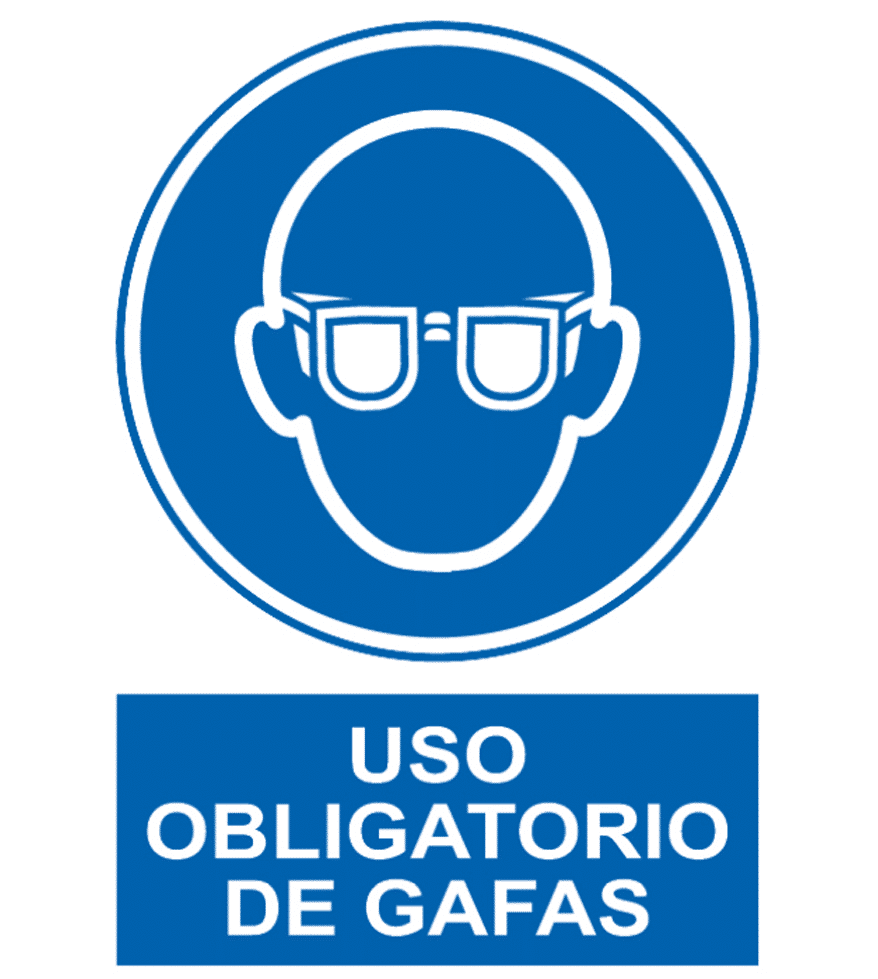 Señal Vinil Uso Obligatorio De Casco Y Lentes De Seguridad Ubicaciondepersonascdmxgobmx 2353