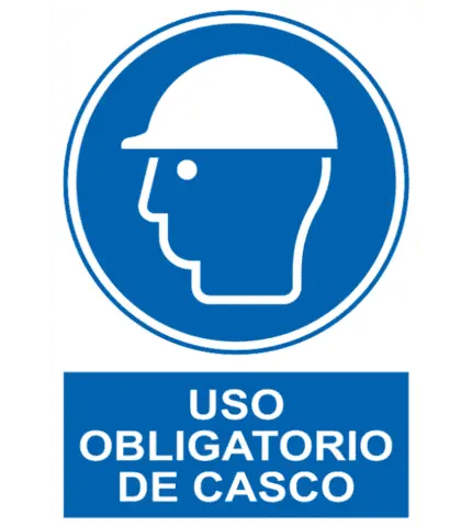 Signal / Poster For Mandatory Helmet Use