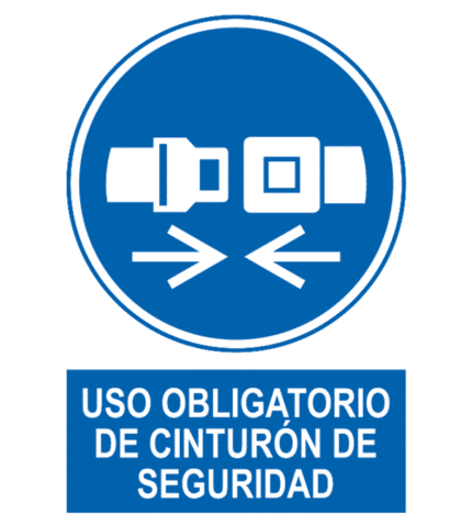 Sign / Poster Mandatory Seat Belt Use