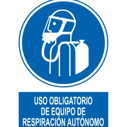 Signal / Poster of Mandatory autonomous breathing equipment