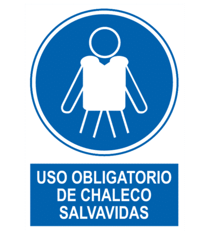 Signal / Poster For Mandatory Use of Life jacket