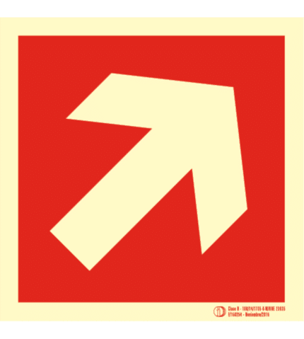 Señal / Cartel de Localización diagonal. Clase B