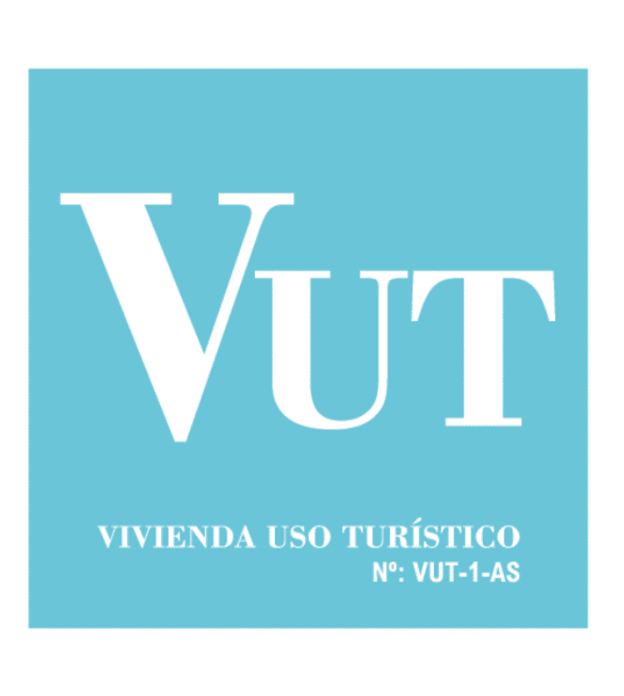 Señal / Cartel de Vivienda uso turístico. Asturias - SERIOR