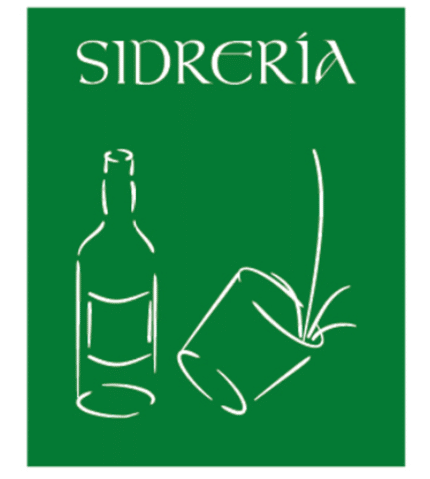 Señal / Cartel de Sidrería. Asturias