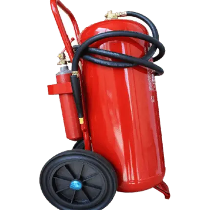 Mobile fire extinguisher trolley 50 kg marine powder PK50PM