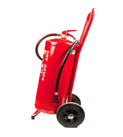 Mobile fire extinguisher trolley 25 kg marine powder PP25PM