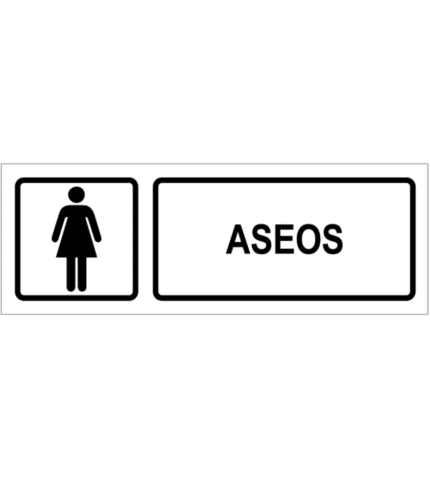 Sign / Poster of Female Toilets