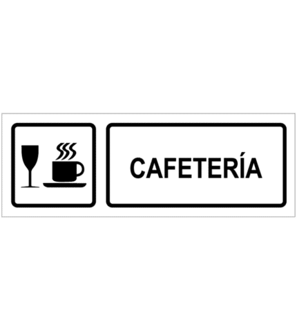 Señal / Cartel de Cafetería