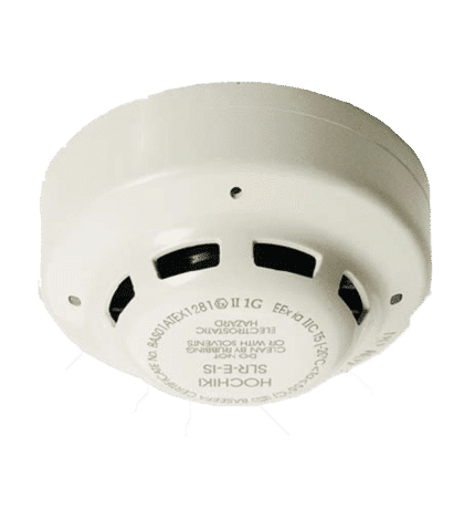 Intrinsically safe optical smoke detector. Hochiki
