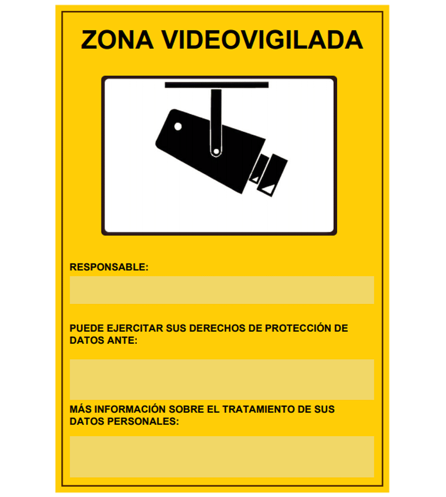 Señal Zona Videovigilada BTV — Brycus