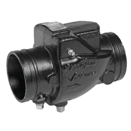 Slotted check valve