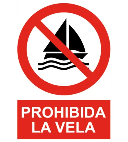 Signal / Poster forbidden sailing