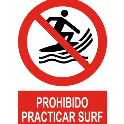 Sign / Sign banned from surfing