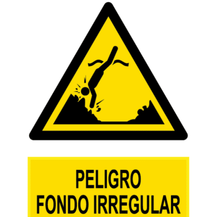 Signal / Danger Poster irregular background