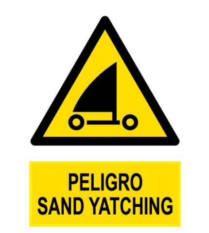 Signal / Danger Poster sand yatching