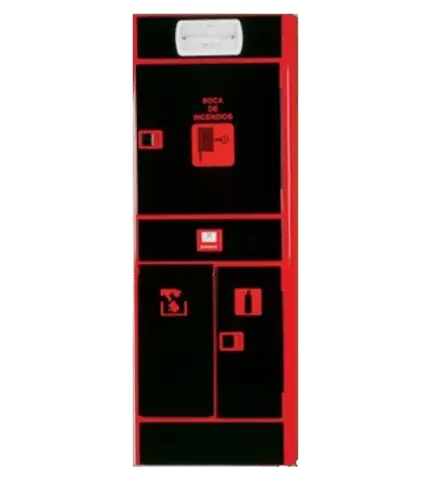 Ahynoa Services Column + Extinguisher Wardrobe + Alarm Pushbutton