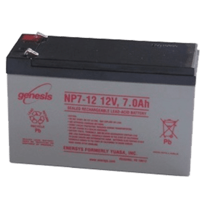 Rechargeable battery 12V 7 Ah.
