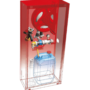 Boca de incedios equipada agua / espuma DN45