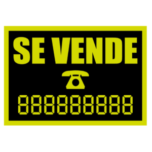 Señal / Cartel de Se vende