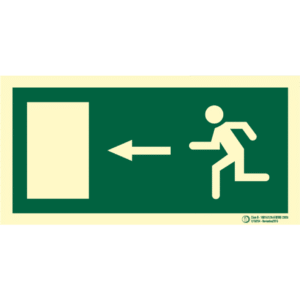 Señal / Cartel de Salida en planta. Clase B