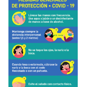 Señal / Cartel Medidas Generales De Protección – Covid-19 - 02