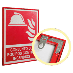 Marquito de aluminio cuadrado