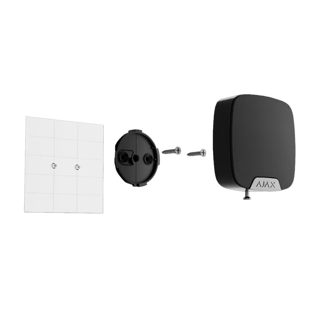 AJAX - AJ-HOMESIREN-S-W - Sirena interior Jeweller Cableada con flash 105 dB blanco Grado 2 - Imagen 3