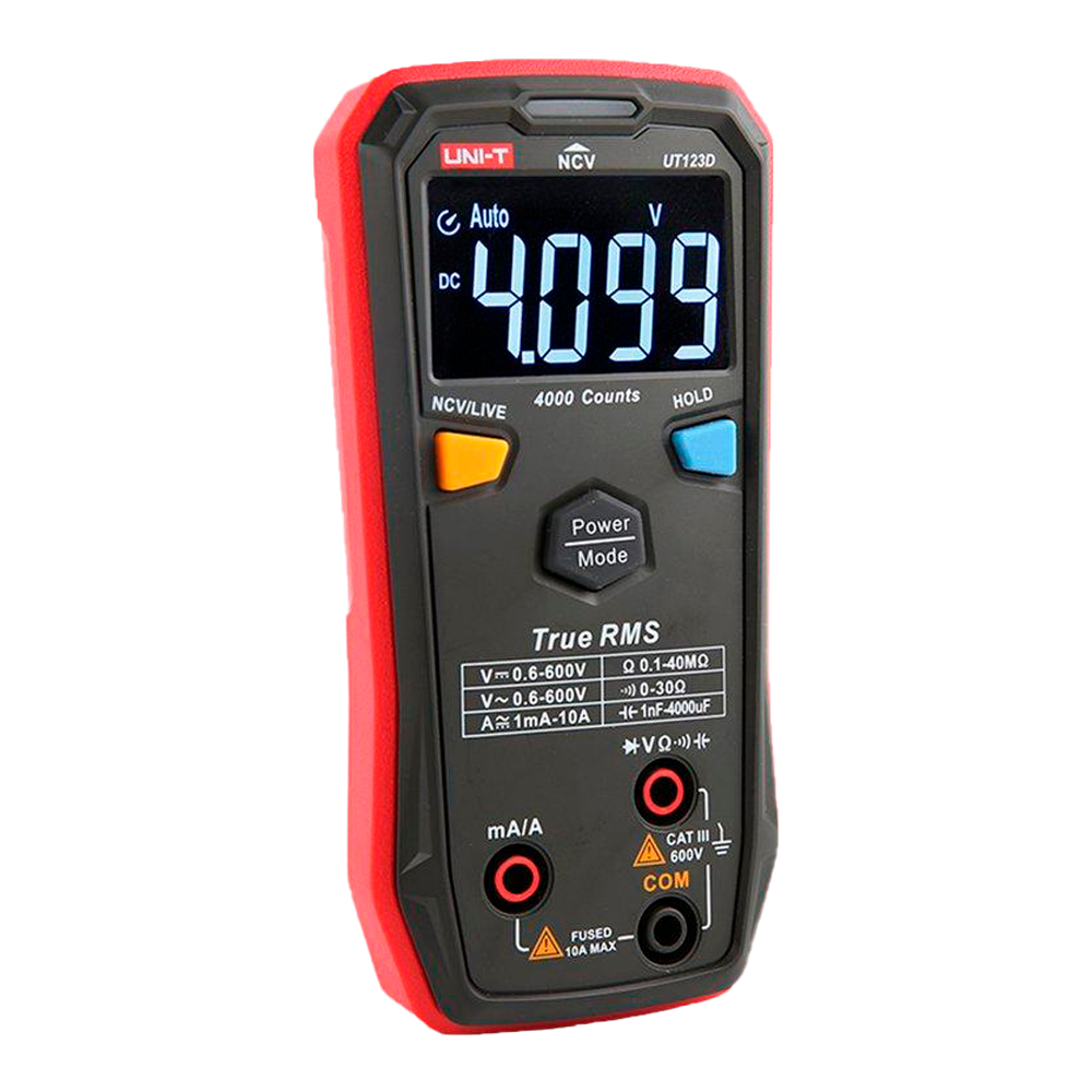 Medidor eléctrico - 600V 10A UNI-T UT123D - Imagen 5