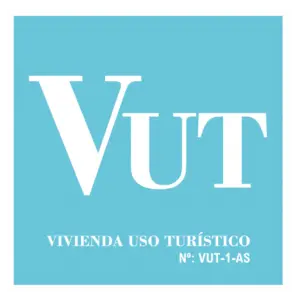 Señal / Cartel de Vivienda uso turístico. Asturias