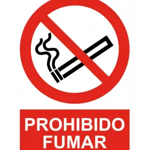 Señal / Cartel de Prohibido fumar