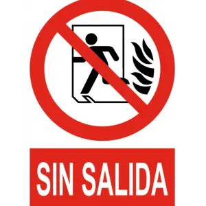 Señal / Cartel de Sin salida