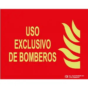 USO EXCLUSIVO BOMBEROS